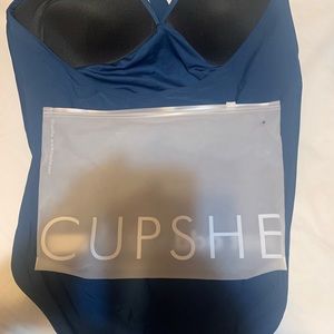 Tummy control CUPSHE one piece; never worn